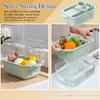 Vegetable Chopper Stainless Steel, 9in1 Mandoline Slicer with Adjustable Thickness for Kitchen