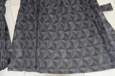 Pleated Truck Side Curtains with a Geometric and Can Also Be Used As Curtains Behind a 100cm Wide X 80cm Set of Includes 16 Pattern. Light-blocking