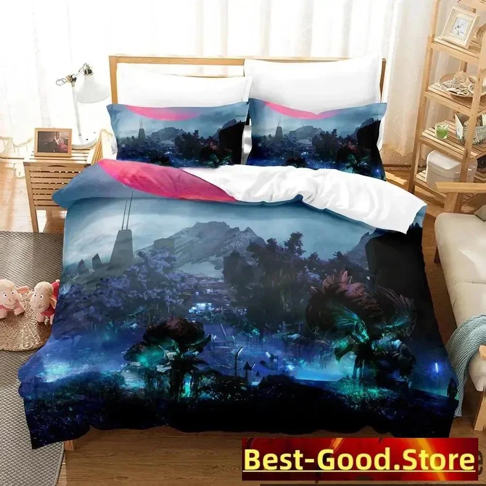 3D Print Game Mass Effec Bedding Set Printed Bed Set With Pillowcase Bed Duvet Cover Soft Single Double Queen Super King Size