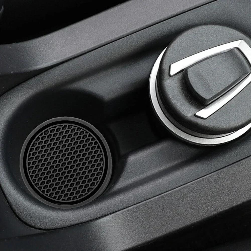 4PCS Cars Cup Holder Anti-Slip Insert Coaster Mat Interior Accessory Cars Auto Cup Holders Universal Interior Accessories