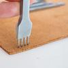 MultiPurpose Steel Chisel Leather Hole Punch Tool Design For Leather Crafting Projects And Detailed Artwork Fork Punch