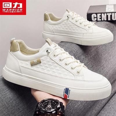 Warrior 2026 Men's Leather Casual Low-Top Sneakers