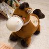 Simulation Standing Foal Plush Doll Saddle Cartoon Horse Stuffed Toy  Valentine's Day Gifts