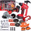 Large Battery-Powered Screwdriver Drill Grinder For Children Tool Set