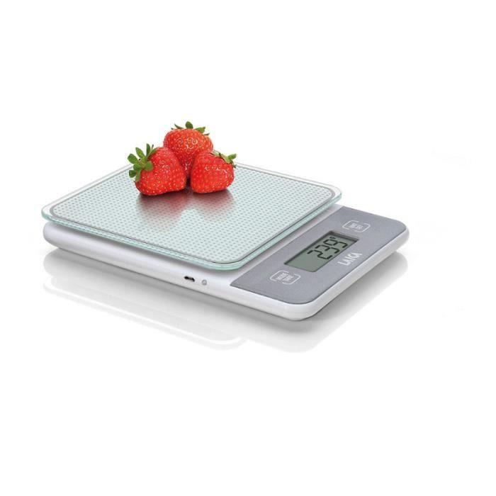 Balance de cuisine - Laica - KS1320 - Électronique - 5kg - Rechargeable