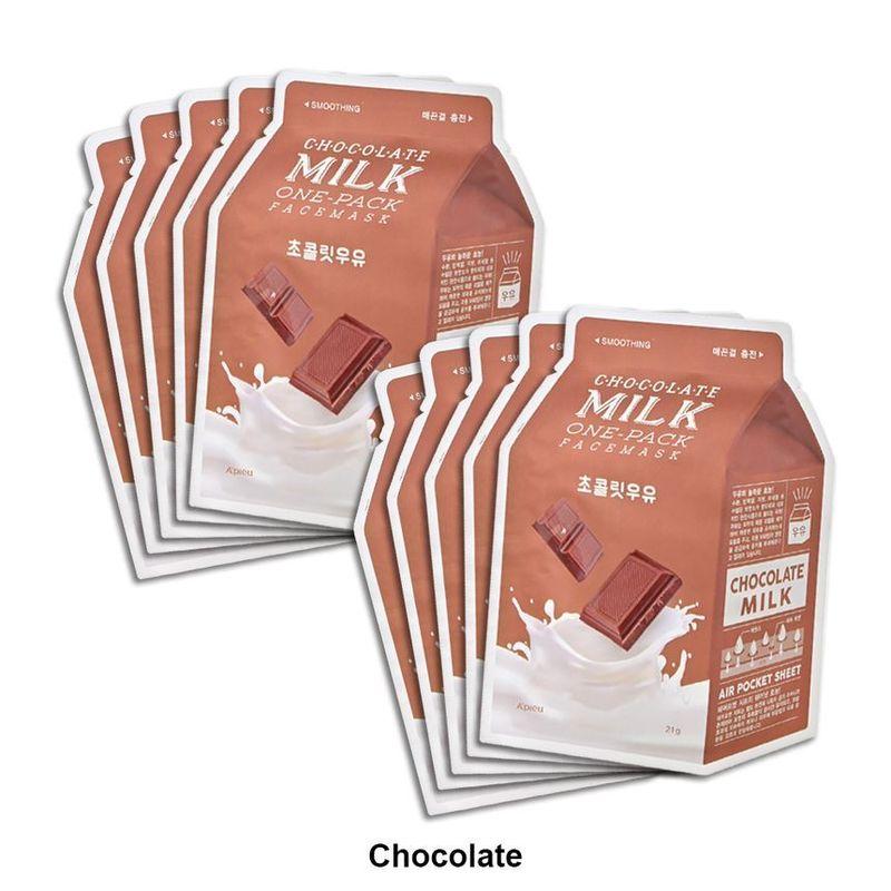 A'PIEU - Milk One Pack Set 10 pcs - 7 Types