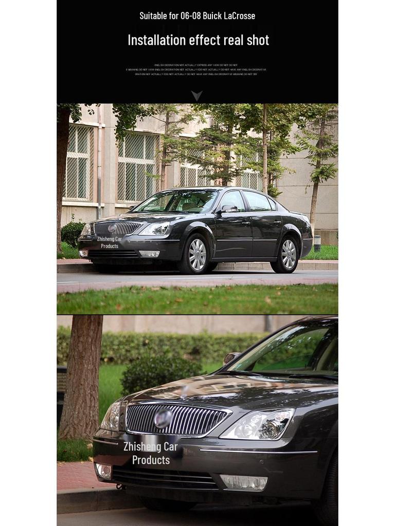 Buick LaCrosse Headlight Lens Cover for 2006-2008 Models - Transparent Headlight Shell Mask