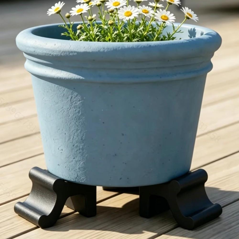 3PCS Decorative Pot Feet 3D Printed Plant Pot Supports Pot Elevator Plant Saucers  Home Decor
