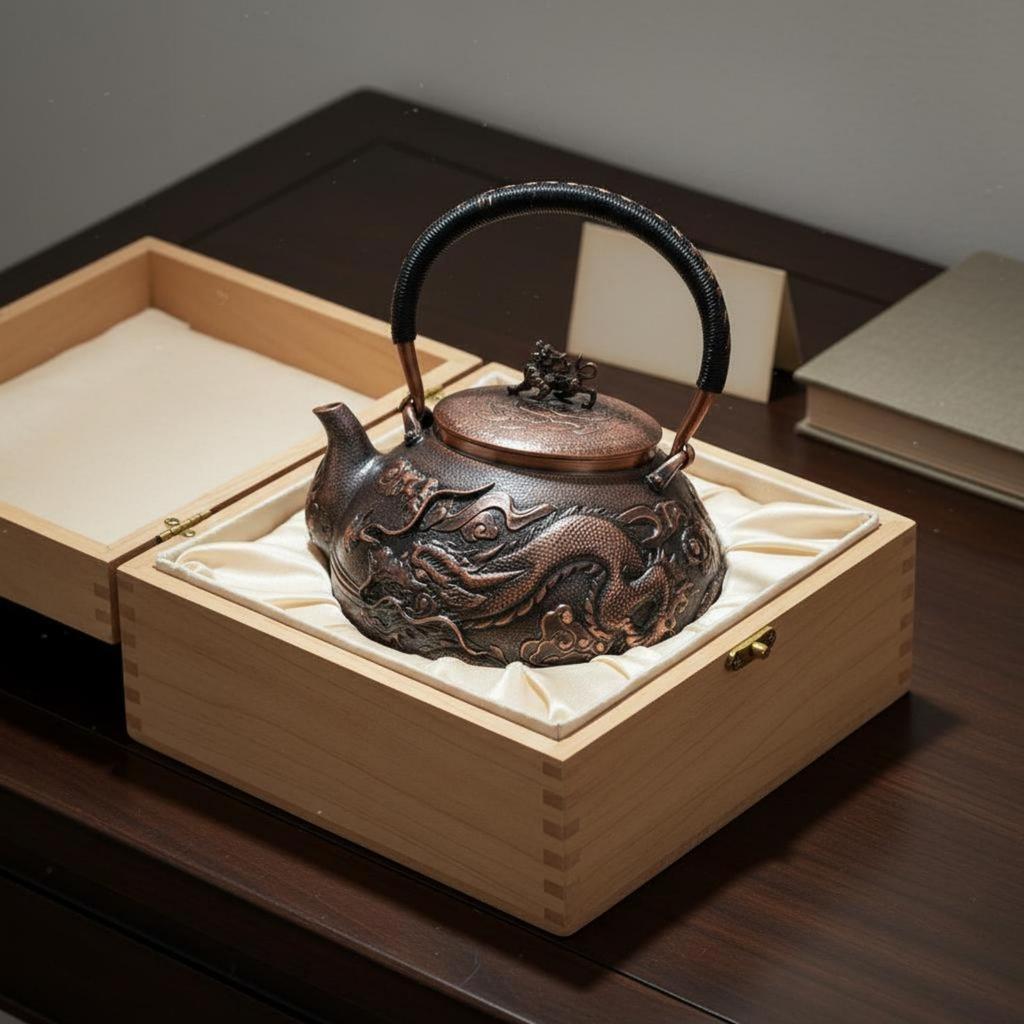 Copper Teapot Outdoor Use Handmade Kettle