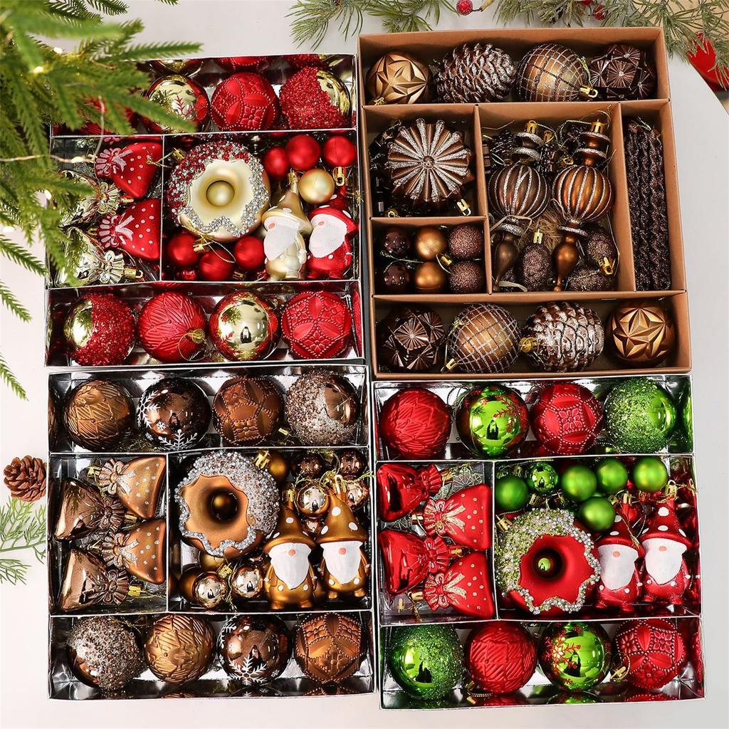 Christmas Gift Painted Christmas Ball Set Ornament, Christmas Decoration, Christmas Tree Ornament