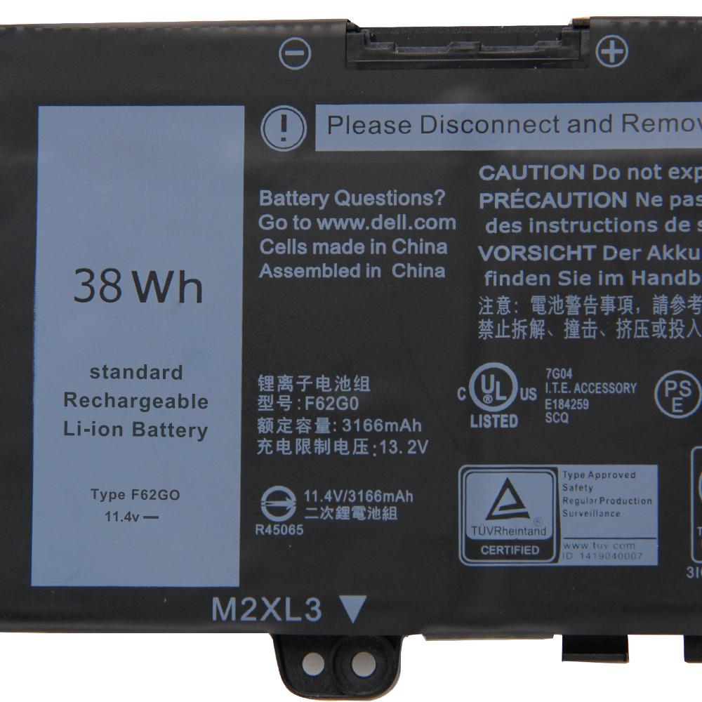 Replacement Laptop Battery F62G0 F62GO For DELL Inspiron 13 5370 7370 7380 7373 Vostro RPJC3 0RPJC3 39DY5 039DY5