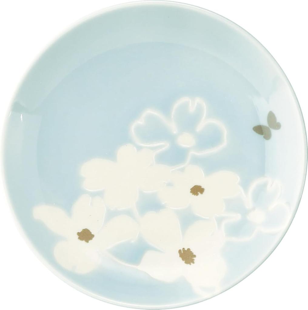 Hanae Mori tableware set featuring a pair of 14cm diameter plates and a pair of Dishwasher and microwave A perfect gift for weddings or other special