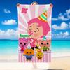 Quick Dry Beach Towel El Payaso Plim Plim Pattern, Lightweight Absorbent Towel for Pool Beach Vacation Use