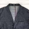 Tornado Mart/Black Denim Jacket/Blouson/Outerwear/Shop Coat/L/Gray/Black/(USED)