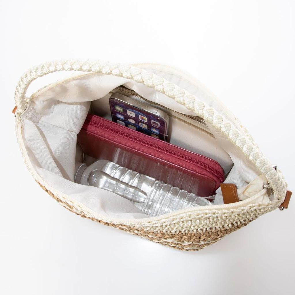 Kashkash Border Strick-Kombination Einhenkel-Zwei-Wege-Mini-Tragetasche (10-00-02230) Damen BE