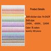 900-Piece Rhinestone Stickers: 15 Colors for Kids' Eye Makeup & Face Decoration