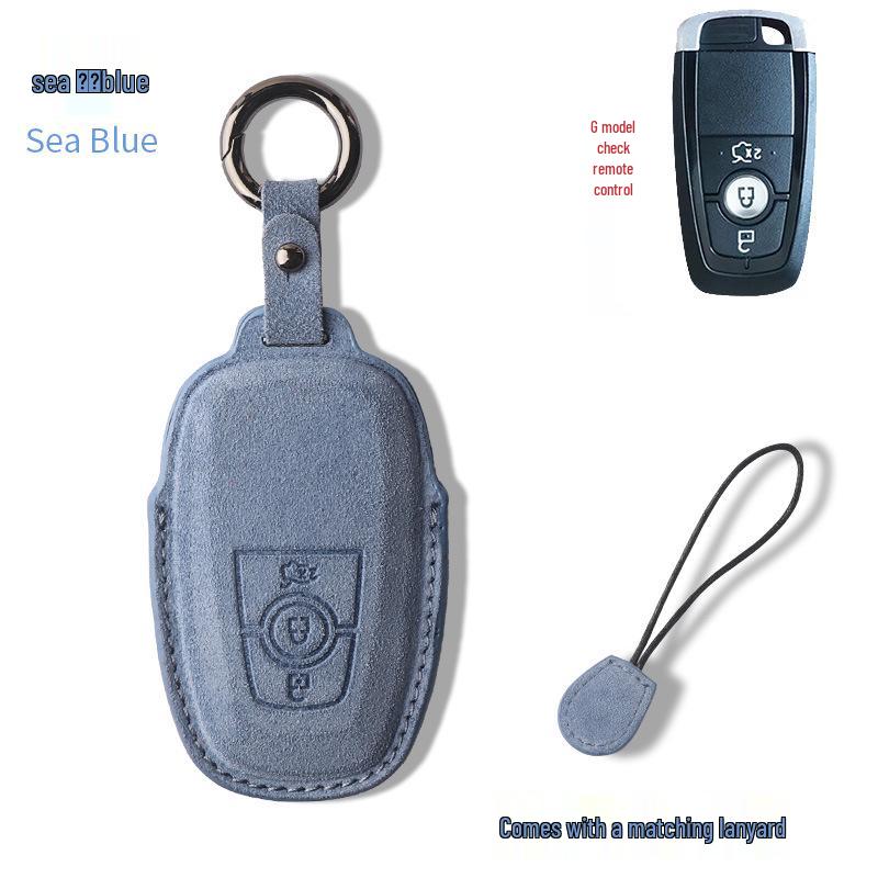 Ford Edge/Explorer 2023 Schlüsselhülle Herren Wildleder Auto Dekoration Tasche