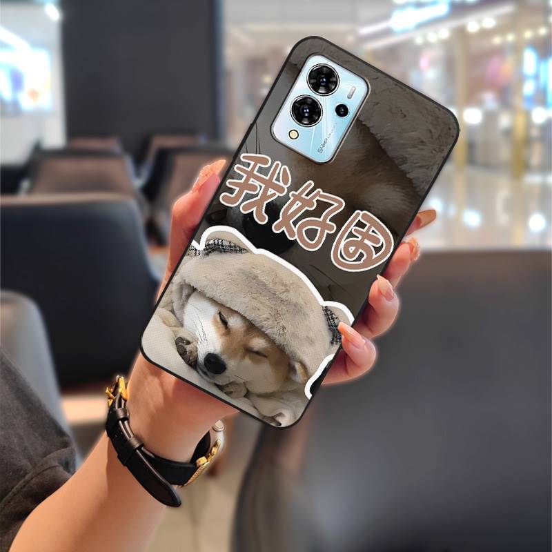 Durable Protective Phone Case For ZTE Blade V40 Pro Fashion Design Silicone Couple Phone Pouch Back Cover Shockproof TPU