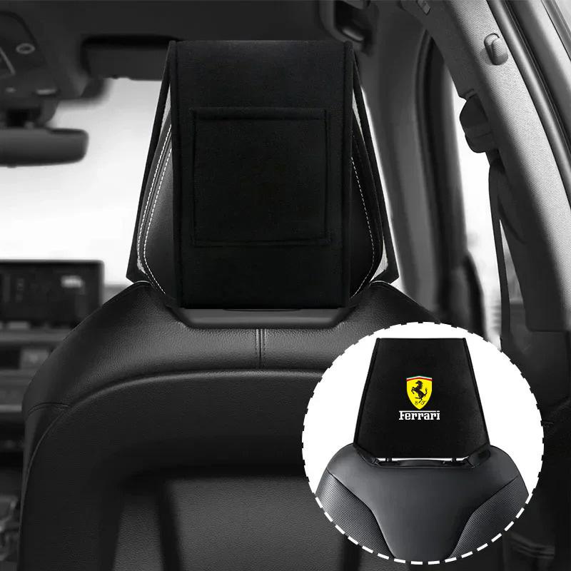 Car Seat Headrest Mat Anti-dust Protection Pad For Ferrari F430 Stradale Roma 488 Spider SF90 Portofino F8 Superfast Accessories MQ1