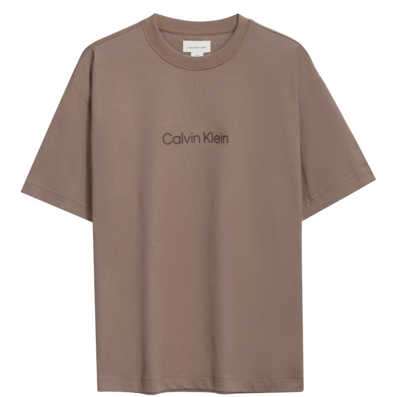 Calvin Klein T-Shirt Herren Dunkles Taupe 40HM228