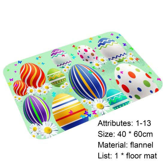 Floor Mat Anti-Skid Non-Slip Comfortable Easter Rabbit Door Mat