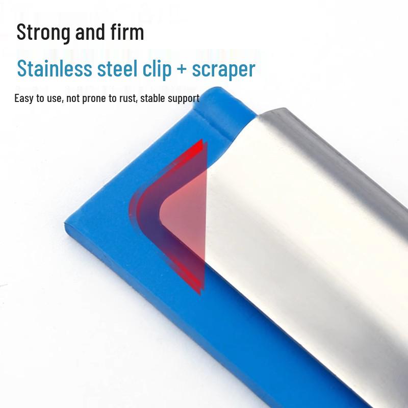 Stainless Steel Telescopic Window and Floor Squeegee Scraper