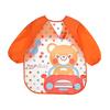1PC Cartoon Waterproof Baby Long Sleeve Bib Apron Animal Feeding Bibs