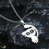 Fashion Daijin Cat Pendant Necklace For Women Men Anime Suzume No Tojimari Titanium Steel Jewelry New Cosplay Couple Garnish
