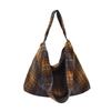 Woolen plaid bag women's large-capacity new autumn and winter versatile shoulder messenger bag casual