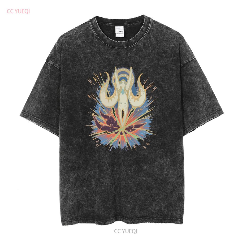 Japan Size XL FINAL FANTASY XIV 14 FFXIV T Shirt Hydaelyn Kick Square Enix Vintage Washed Soft Homme Versatile Unisex Stylish