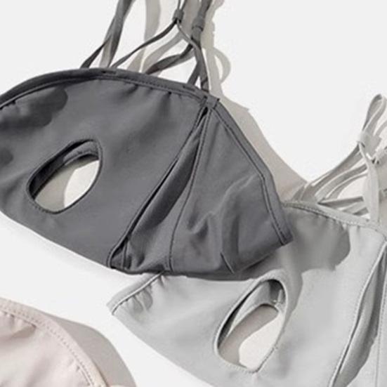 Soft Ice Silk Face Guard, Full Face Protection Face Shield, Breathable Holes Facekini with Elastic Ear Loop for Outdoor Activities Eye Forehead Neck