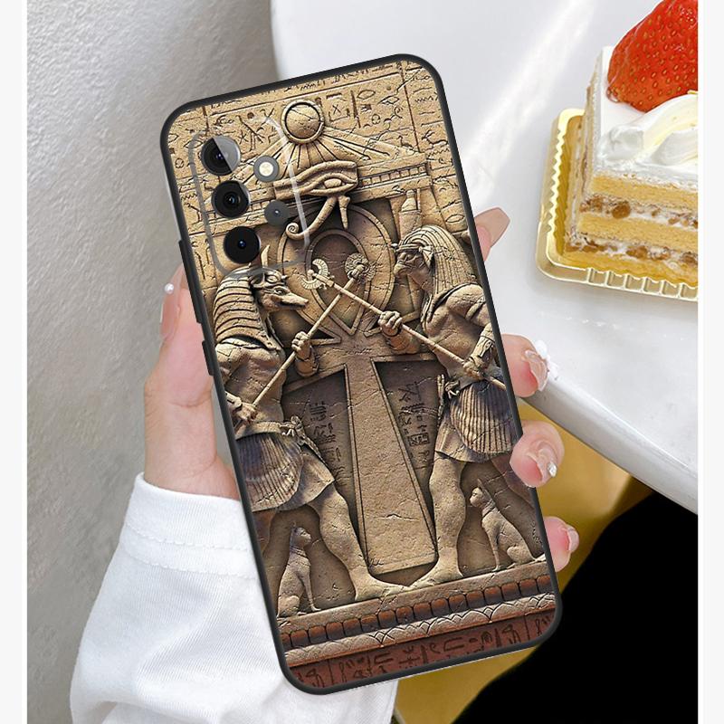 Sacred Eye of Horus Egypt Fresco Case For Samsung Galaxy A53 A33 A23 A13 A15 A25 A35 A55 A54 A34 A14 A51 A12 A32 A52 Cover