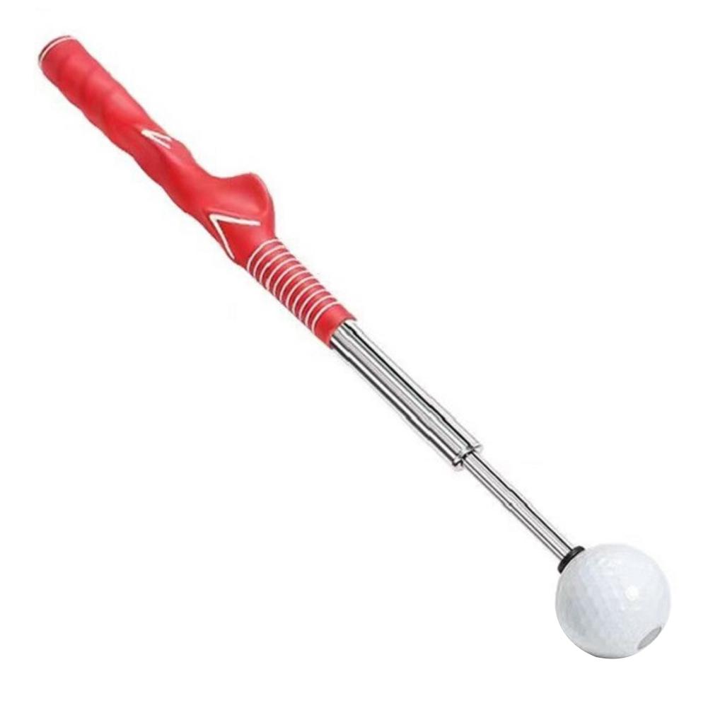 Telescopic Warm Up Golf Swing Trainer Telescopic Golf Club Golf Training Grip Correcting Gesturer Portable Training Aid
