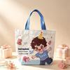 Cartoon Canvas Gift Bag for Birthdays, Festivals, Souvenirs, and Outings – Eco-friendly & Durable