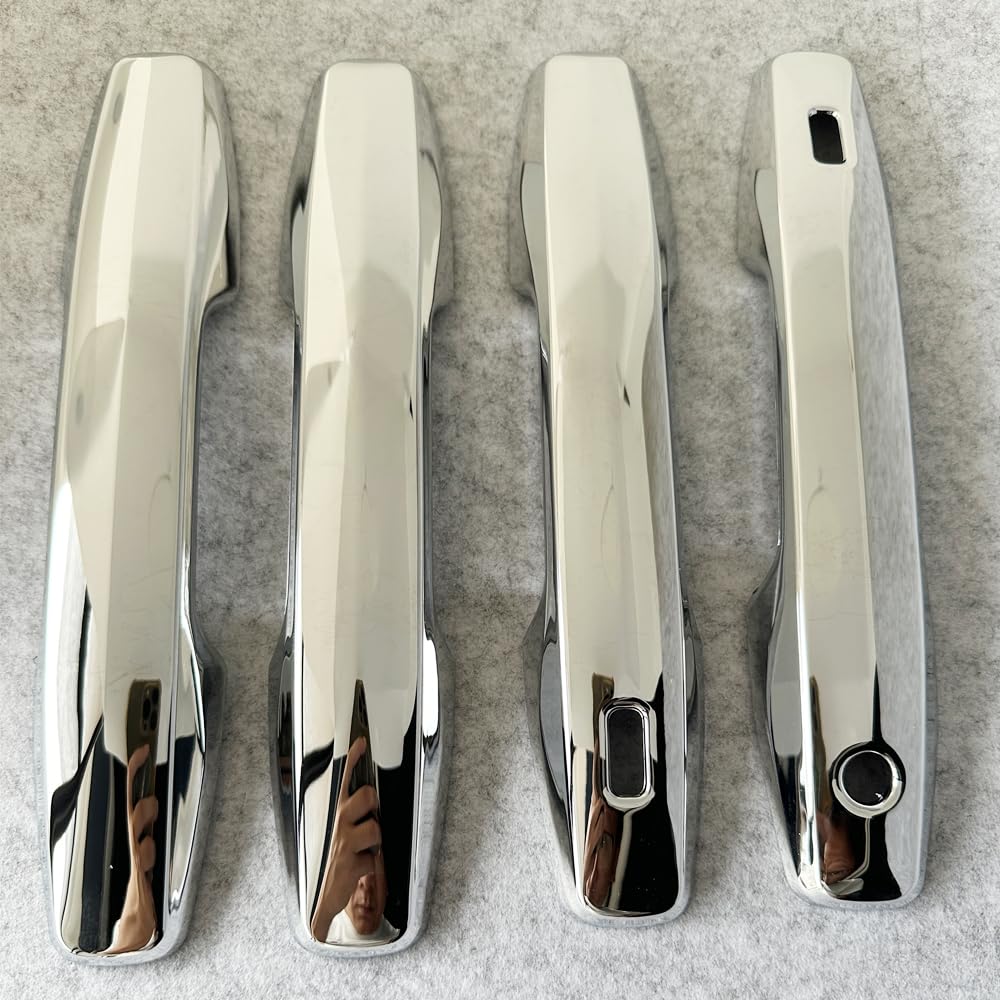 Kinotaka Toyota RAV4 60 Series Door Handle Cover Set of 4 ABS Resin Carbon Fiber Look Snap-On Garnish Exterior Protector Scratch Prevention