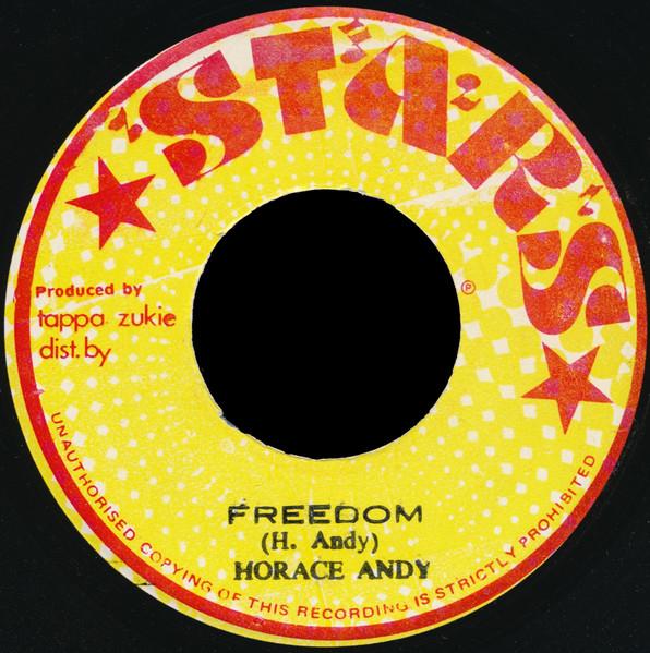 

7inch Record HORACE ANDY - Freedom NONE Stars Jamaica Reggae, Ska & Dub Used