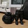 1pc Cute Down Jacket-Shaped Pen Holder,Creative 3D Printed afor Classroom Student,Desktop Stationery,Home Office Desk Decoration