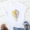 Cute Cockatielsparrot Bird Lovers Print T Shirt Girls Sunflower Flowers Tshirt Unisex Harajuku Kawaii Clothes Summer Tops Tee