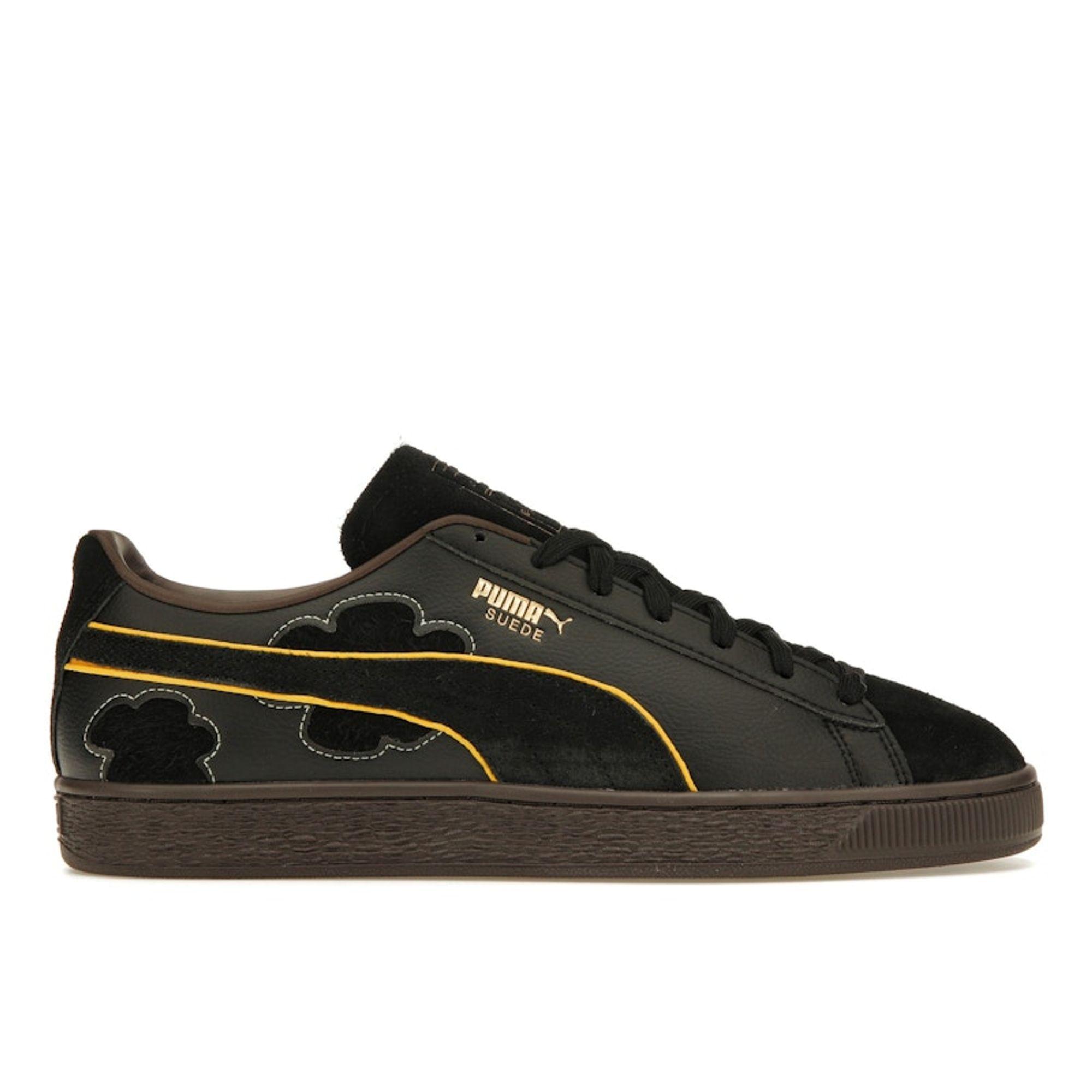 Puma X One Piece Suede Blackbeard Black Dark Chocolate Unisex 396525-01 EU 37