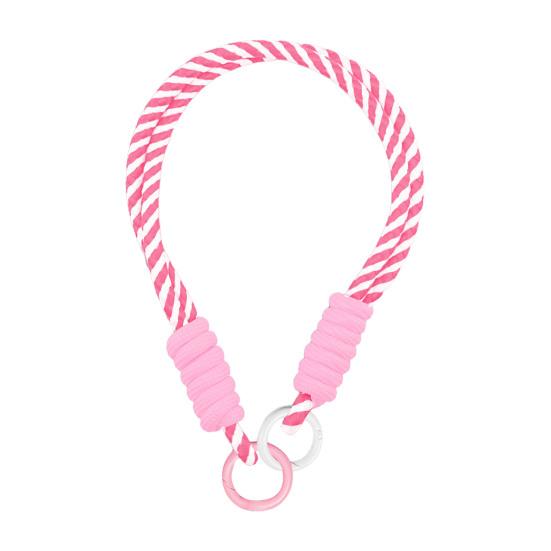 Corda Intrecciata Ciondolo Cinturino da Polso Corto con Anello di Sospensione Resistente all'Usura Leggero Cordino Portatile Accessorio per Borracce Telefoni Cellulari