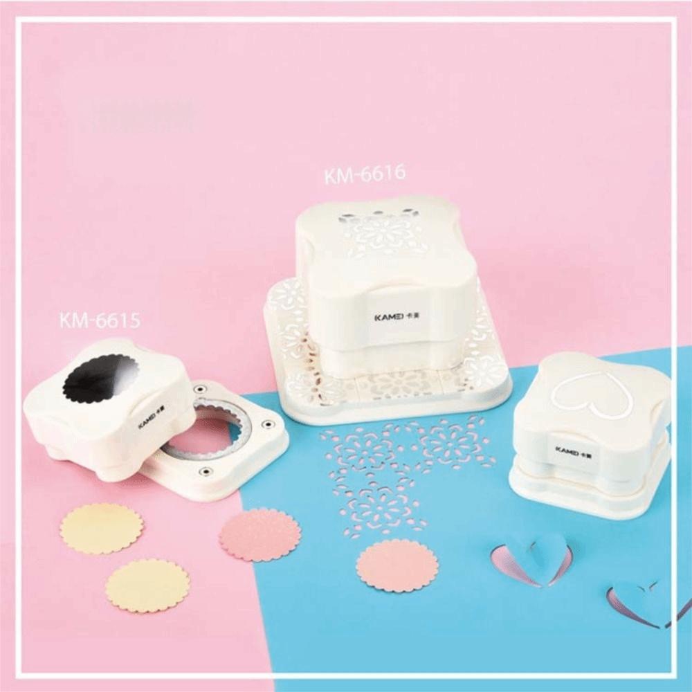 Magnetic Paper Hole Punch Punching Machine Paper Cutter Embossing Device Scrapbooking