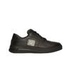 Perey Lace Up Face Plaque Sneakers Black
