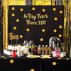 In Dog Years You're 350 Hilarious Adult Birthday Gold Glitter Banner - Funny Birthday Party Supplies, Ideas, Gifts and Decorations - 50th - 55th -
