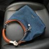 Nuova borsa tote di grande capacità stile Hong Kong retrò di alta gamma borsa da sottoascellare tendenza moda borsa a spalla da pendolare donna