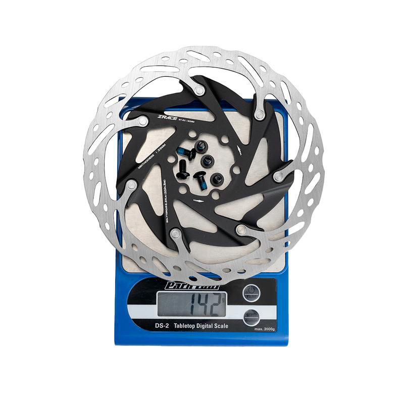 ZRACE RT-RX 6 Screw Disc Rotor, Ultralight Strong Heat Dissipation Floating Rotor 160mm Road Disc Brake