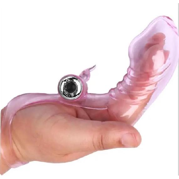 Finger Sleeve Vibrator Female Masturbator G Spot Massage Clit Stimulate Sex Toys for Women Lesbian Orgasm Adult Products Hot%