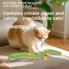 Grünes Schlangen-Katzenspielzeug mit Katzenminze Knisterpapier Bissfest Interaktives Kätzchen-Kauspielzeug Zur Linderung von Langeweile Tägliches Spiel
