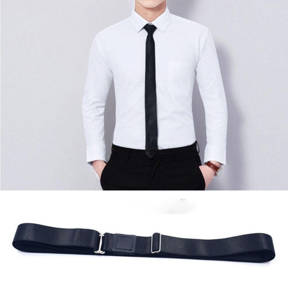 Non-slip Shirt Stay Holder Belt Anti Wrinkle Shirt Stay Best Belt Simple Elastic Waistband Ladies