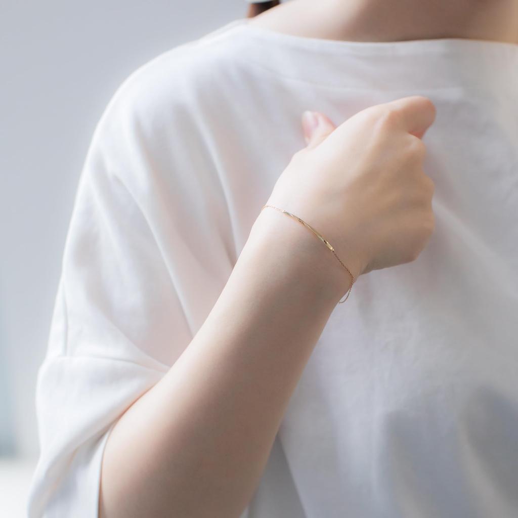 K10 yellow gold bracelet [Estelle] WEB-limited 0502-0492-0019-0000