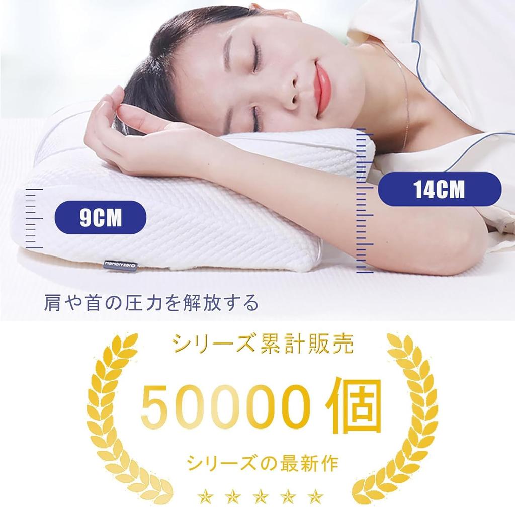 Memory Foam Sleep Pillow for Back and Side Sleepers, Hollow Design, Breathable, Height Adjustable, Pressure Dispersion, Anti-Snoring, Improves